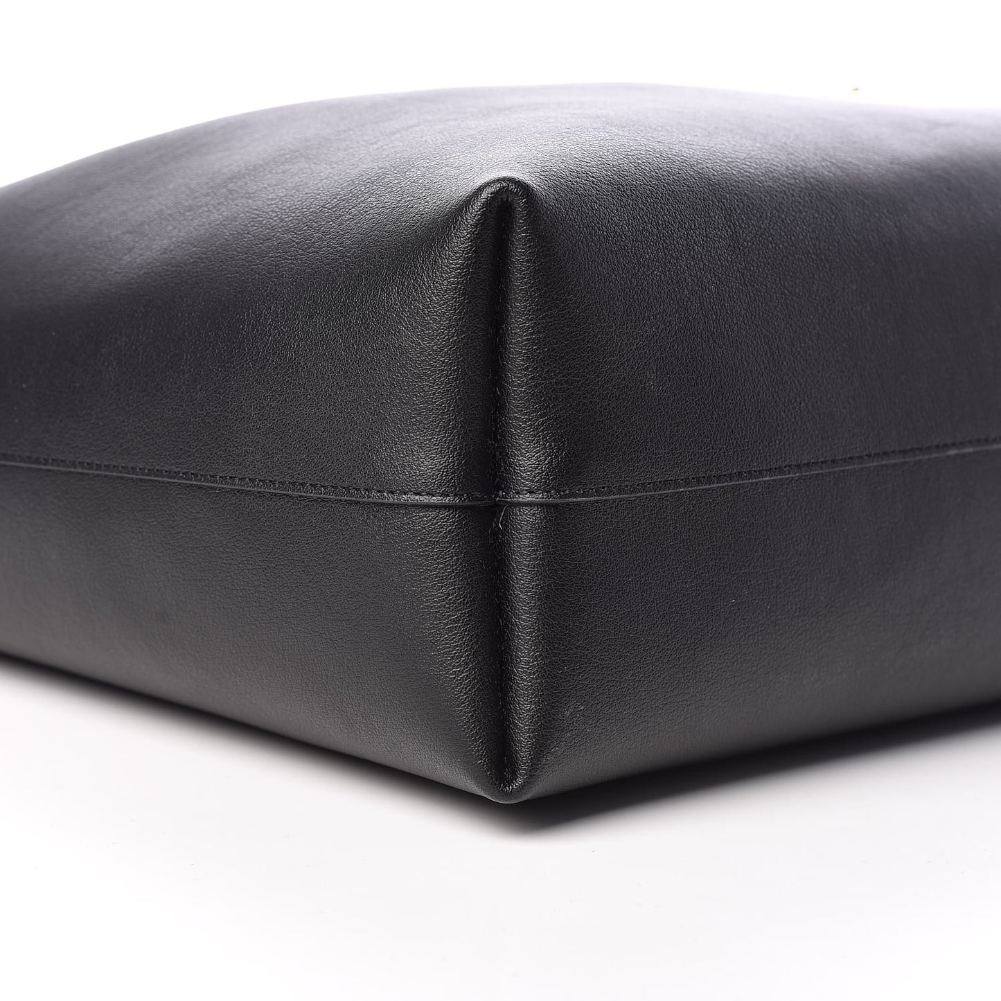 Calfskin Large Shopping Tote Black