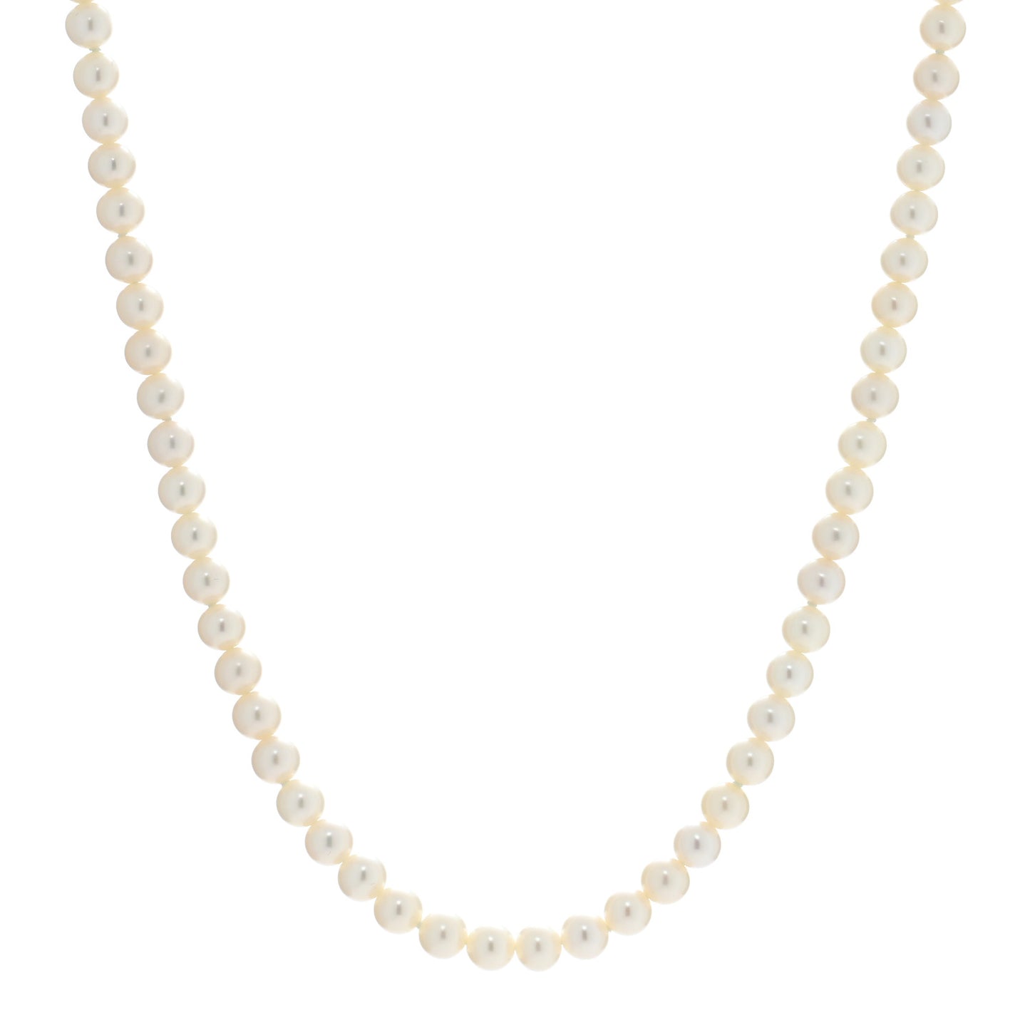Sterling Silver Freshwater Pearl 5-6mm Ziegfeld Necklace