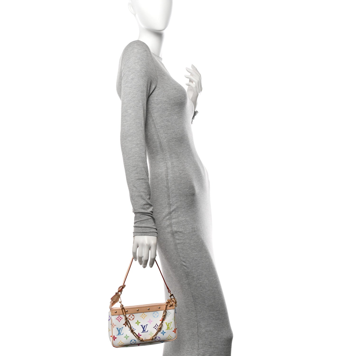 Louis Vuitton LV X TM Monogram Multicolor Pochette Accessories White 2 of 9