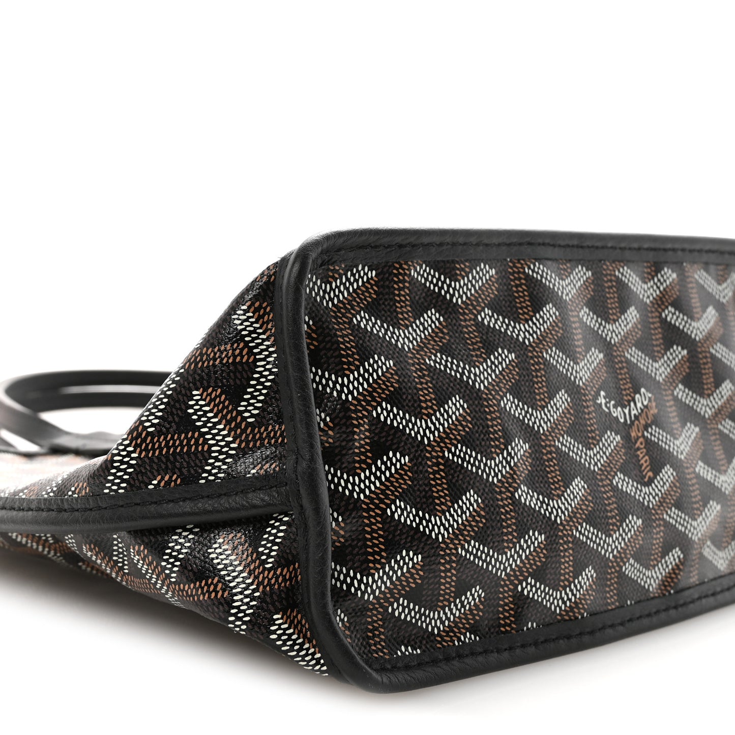 Goyardine Reversible Mini Anjou Black