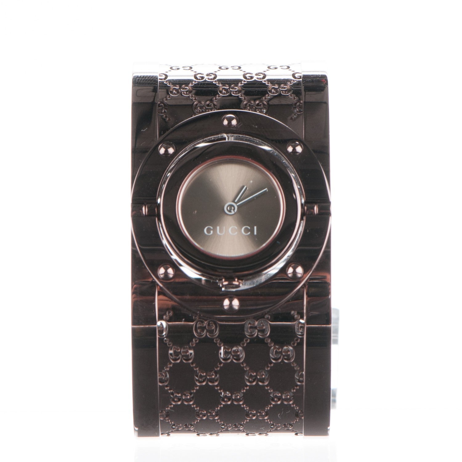 Gucci Stainless Steel 33mm Twirl Quartz Watch Bronze 1 of 6