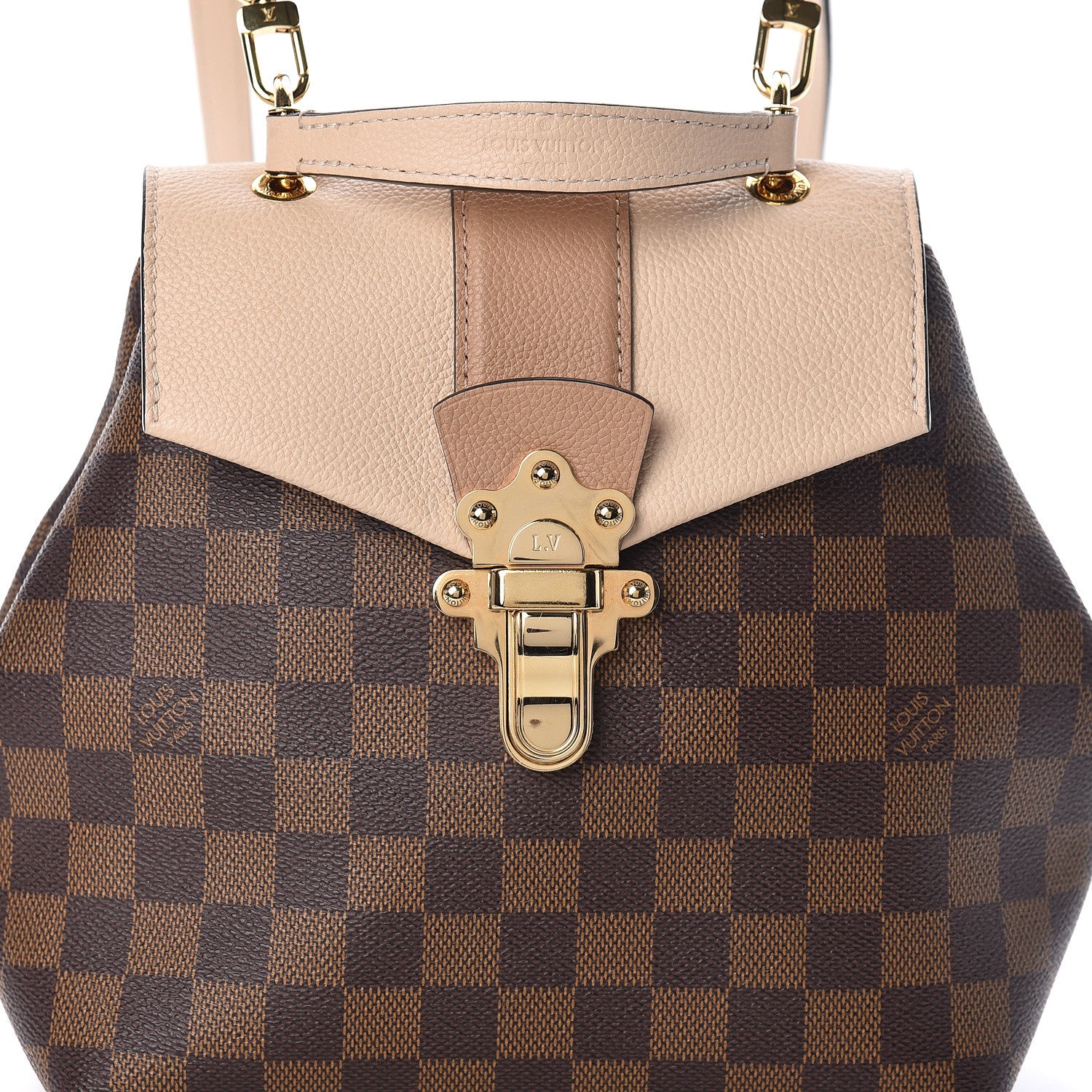 Louis Vuitton Damier Ebene Clapton Backpack Creme 9 of 9