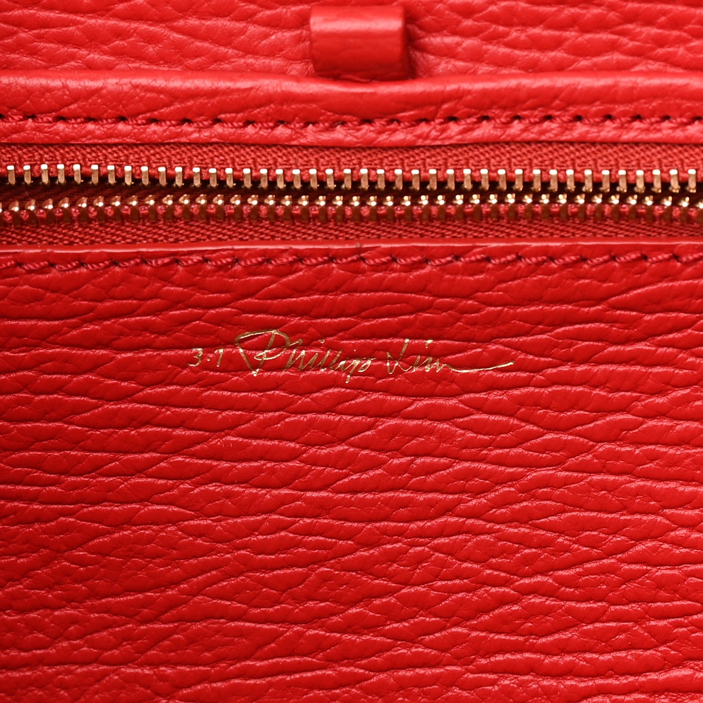 Textured Calfskin Mini Pashli Satchel Red