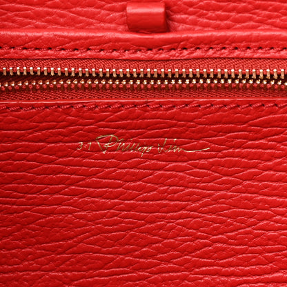 3.1 Phillip Lim Textured Calfskin Mini Pashli Satchel Red 6 of 15