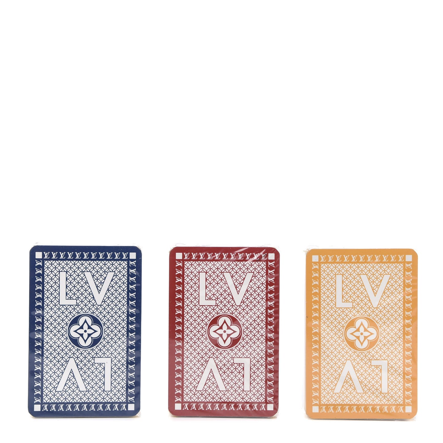 Monogram Fleur 3 Pack Playing Cards