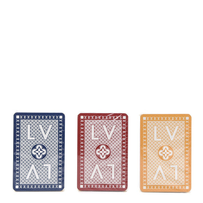 Louis Vuitton Monogram Fleur 3 Pack Playing Cards 1 of 5