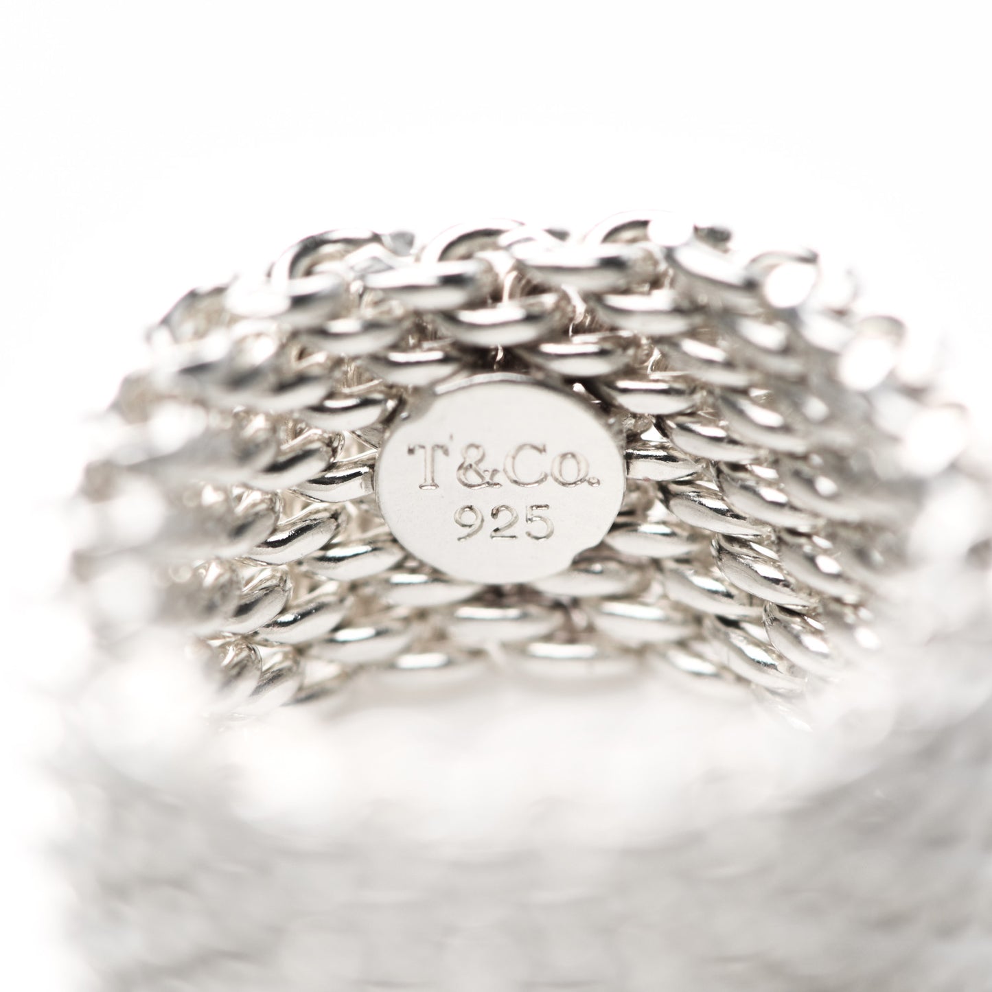 Sterling Silver Somerset Mesh Ring 49 5