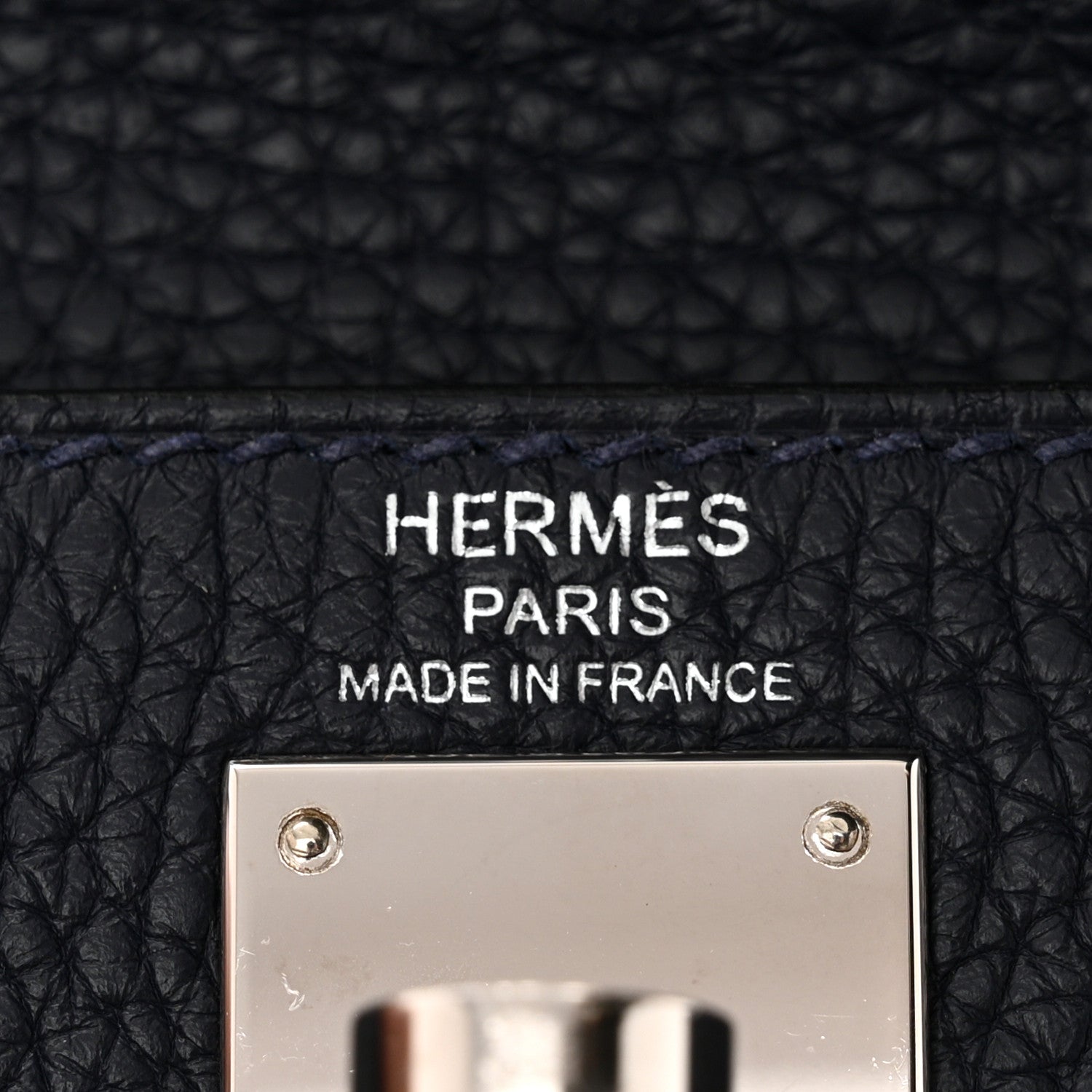 Hermes Taurillon Clemence Kelly Ado Backpack Bleu Nuit 5 of 10