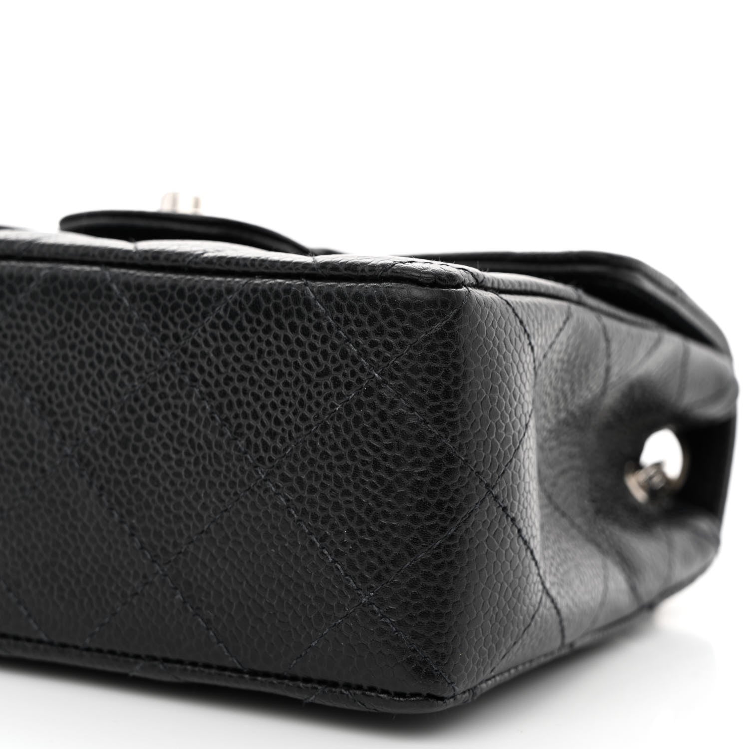 Chanel Caviar Quilted Mini Square Flap Black 10 of 11