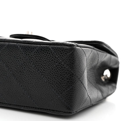 Chanel Caviar Quilted Mini Square Flap Black 10 of 11