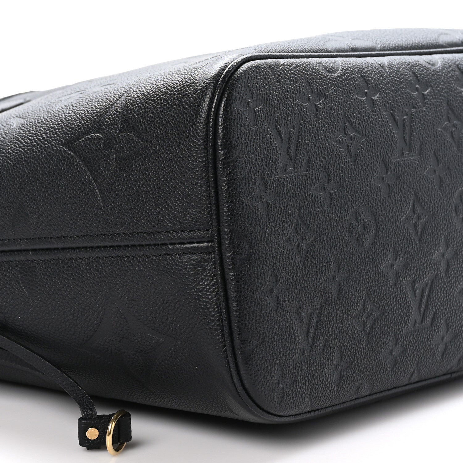 Louis Vuitton Empreinte Monogram Giant Neverfull MM Black 9 of 11