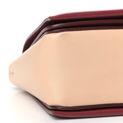 Celine Shiny Smooth Calfskin Medium Frame Shoulder Bag Ruby Nude 11 of 12