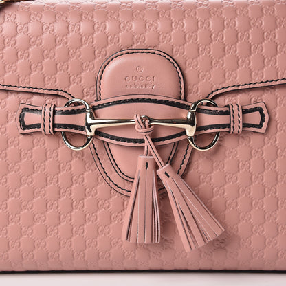 Gucci Microguccissima Medium Emily Chain Shoulder Bag Soft Pink 8 of 10