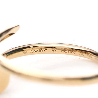 Cartier 18K Yellow Gold Small Juste Un Clou Ring 47 4 4 of 6