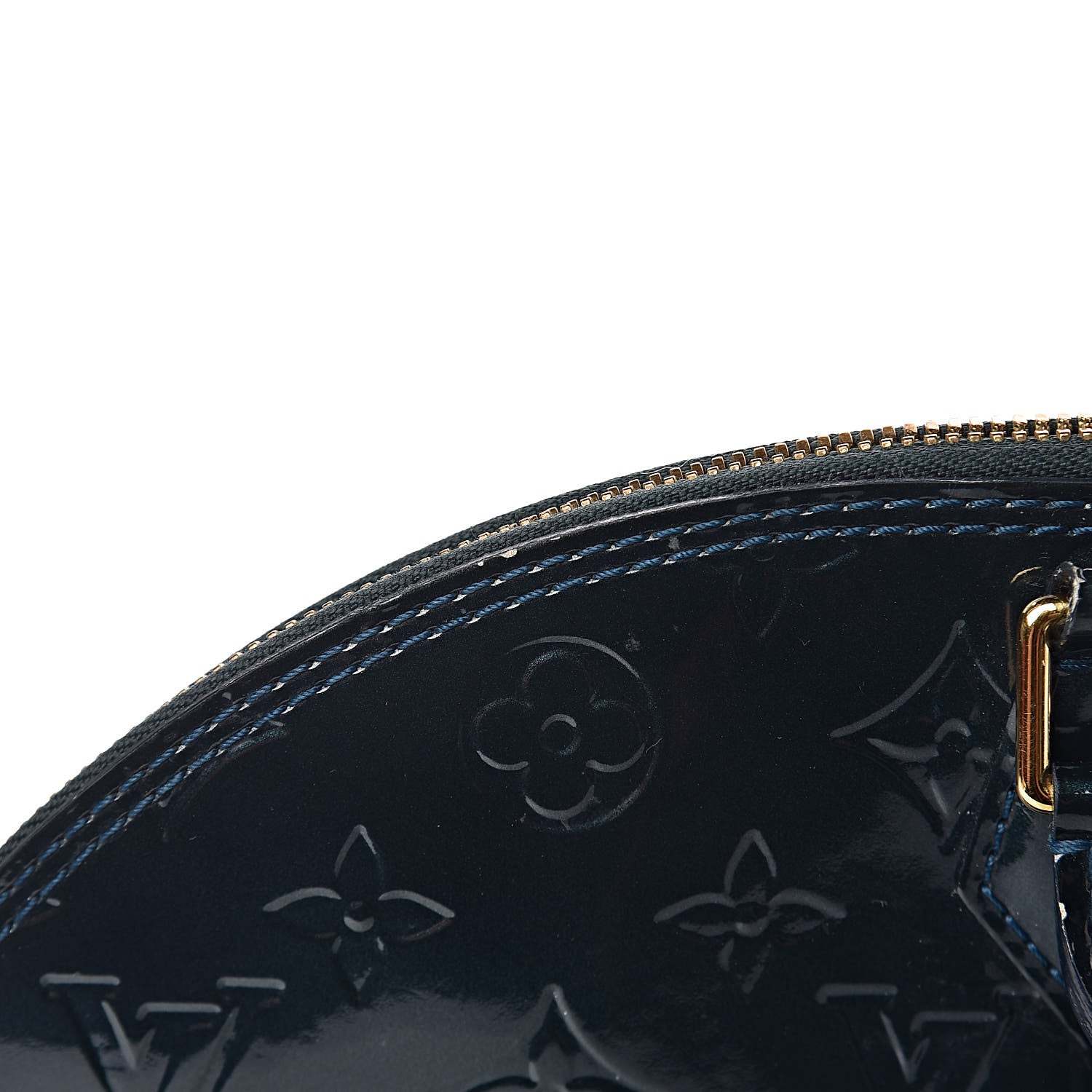 Louis Vuitton Vernis Alma GM Blue Nuit 10 of 42