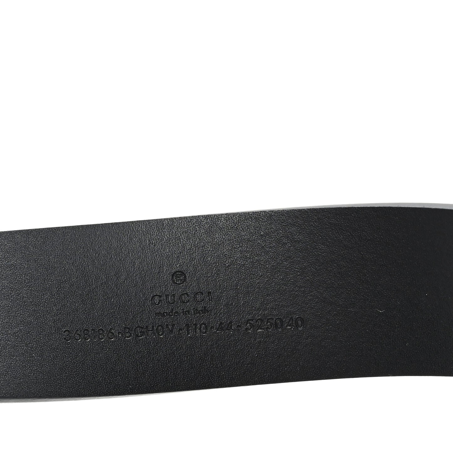 Selleria Calfskin Monochrome Interlocking G 37mm Belt 110 44 Black