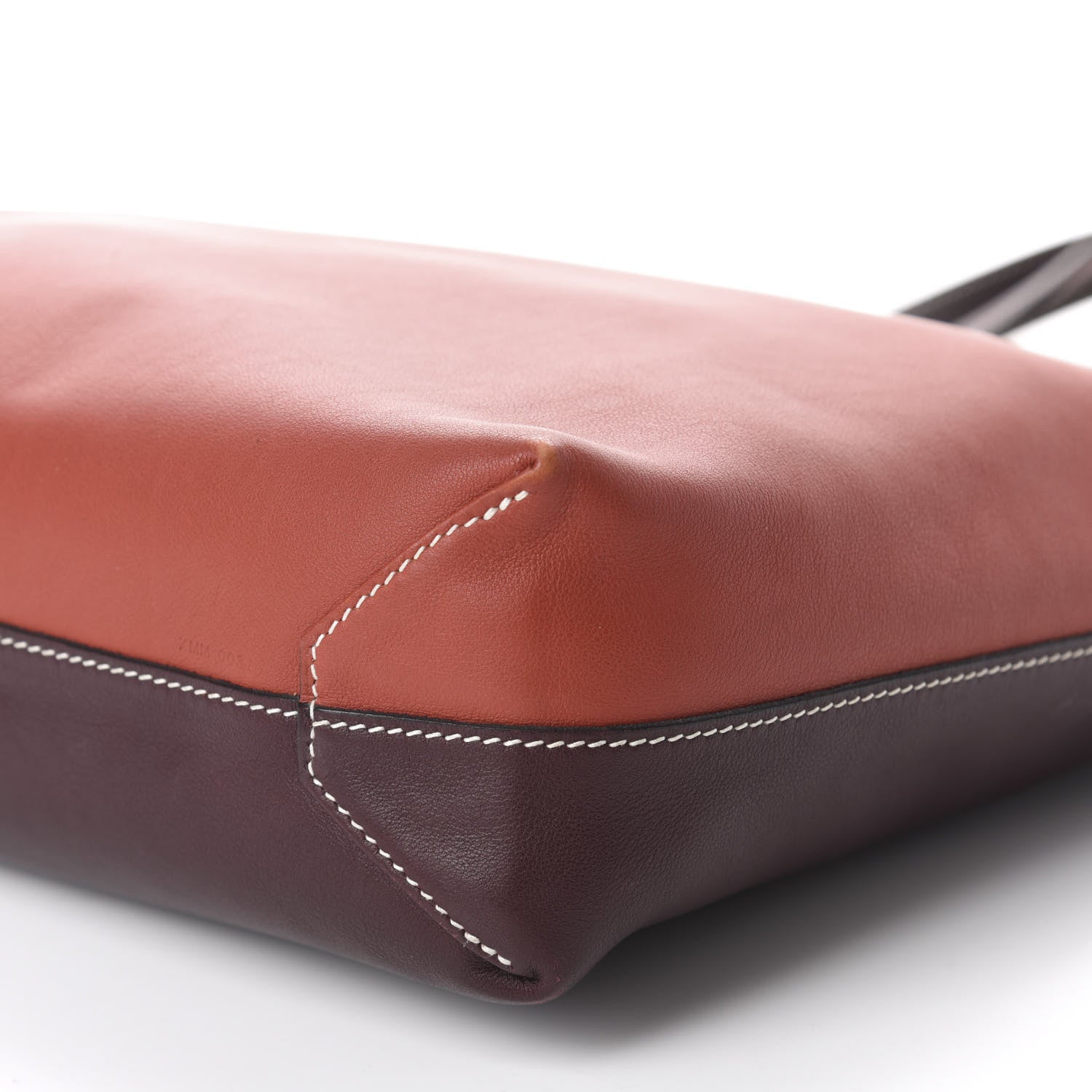 Hermes Veau Sikkim Swift Double Sens 30 Reversible Tote Ebene Rouge H Brique Prune 7 of 21