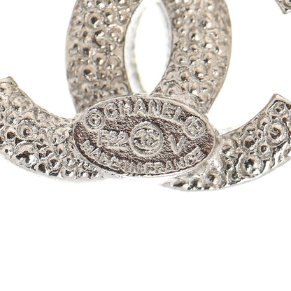 Chanel Crystal CC Earrings Silver 4 of 5
