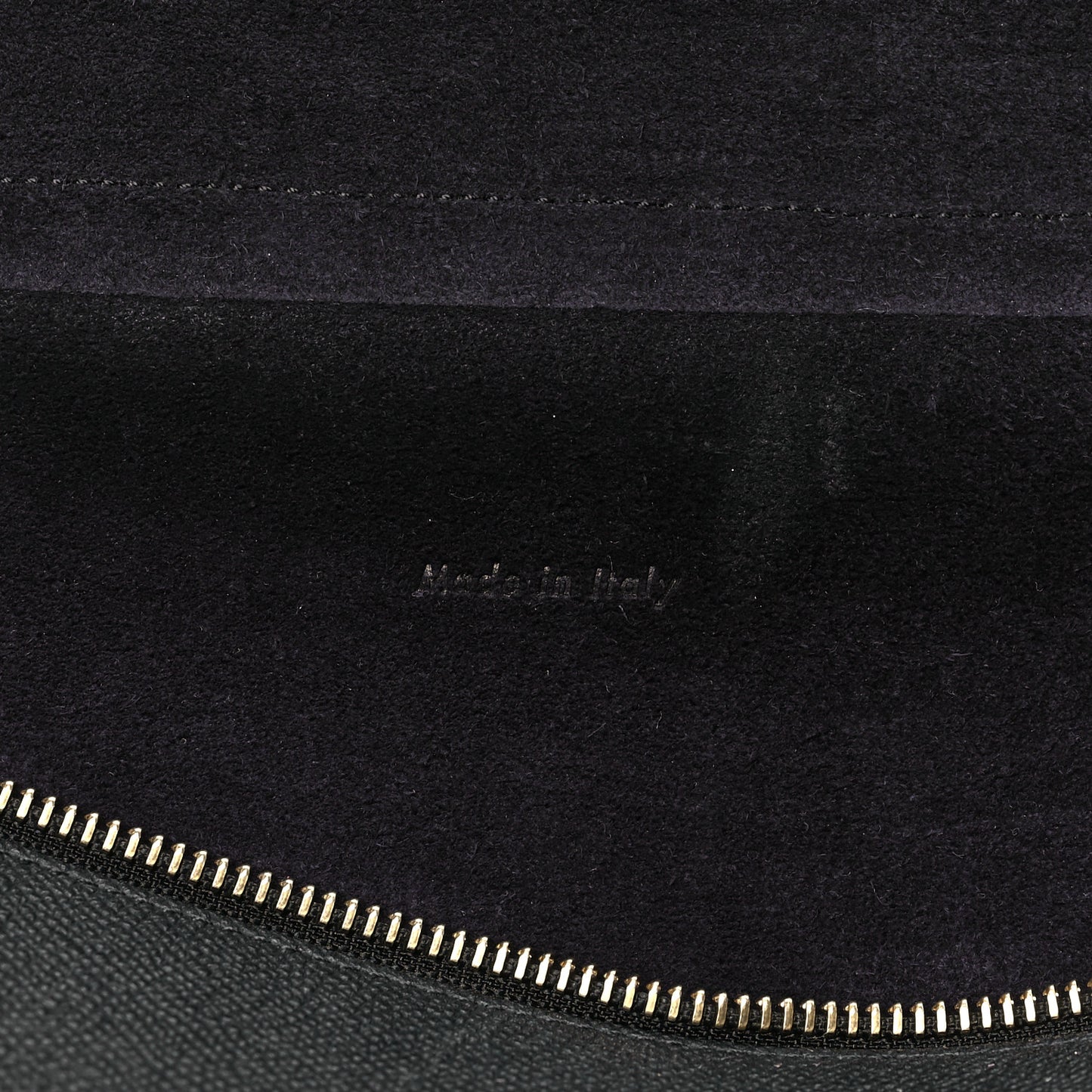 Grained Calfskin Small Belt Bag Black