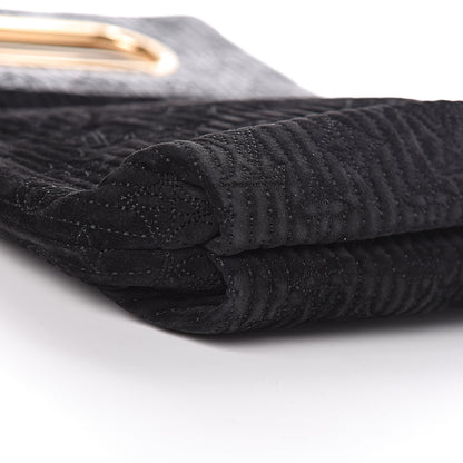 Louis Vuitton Suede Monogram Motard Afterdark Clutch Black 12 of 13