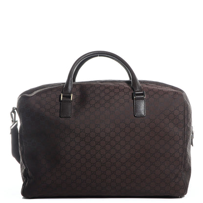 Gucci Nylon Monogram Large Carry On Duffle Dark Brown 1 of 7