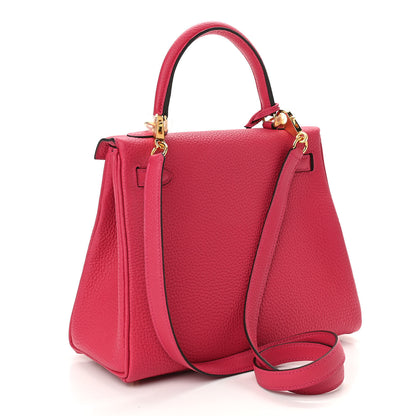 Hermes Togo Kelly Retourne 25 Framboise 3 of 11