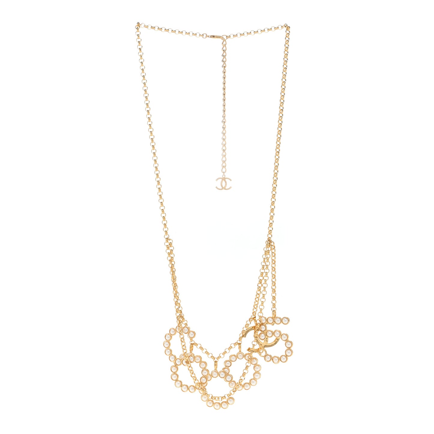 Pearl Coco Necklace Gold