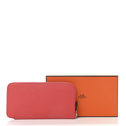 Hermes Epsom Silk'In Wallet Rose Jaipur 8 of 8