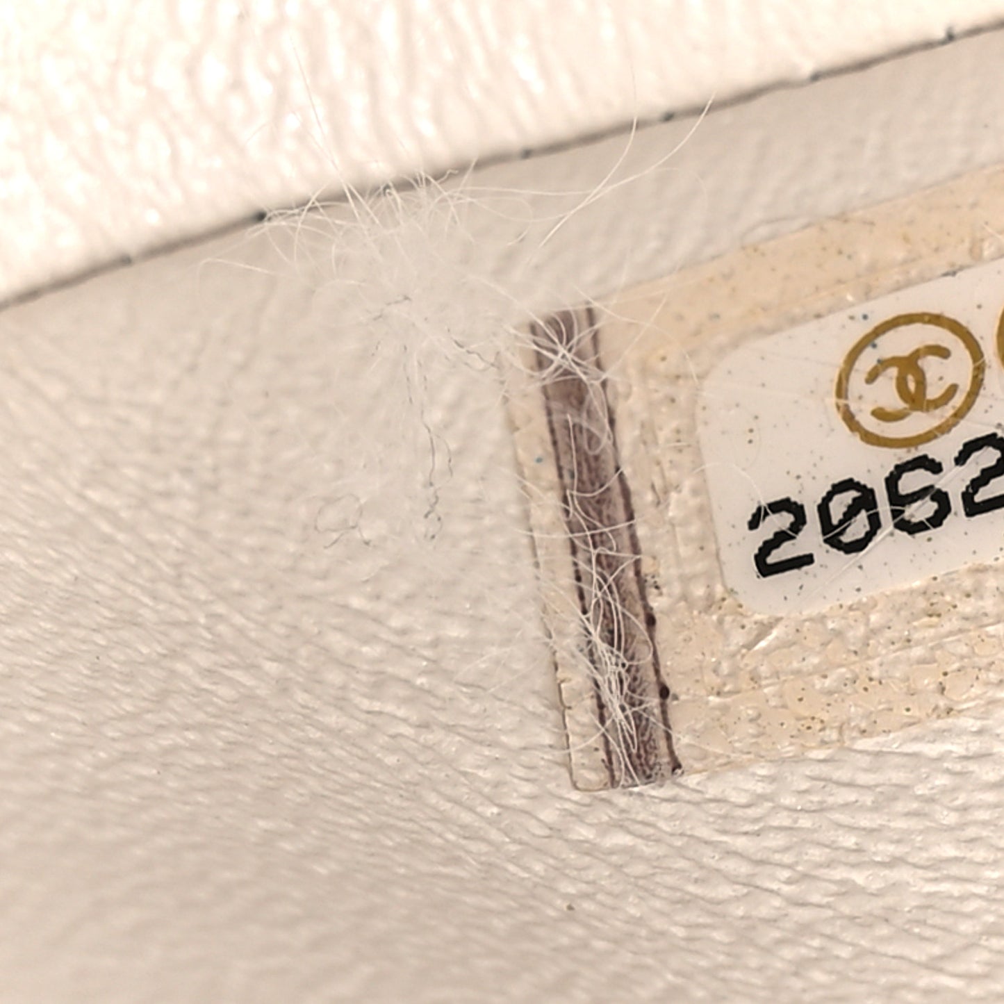 Pearly Caviar Quilted Jumbo Double Flap Dark White