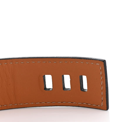 Hermes Epsom Collier de Chien CDC 24 Bracelet T2 Bleu Saphir 7 of 8