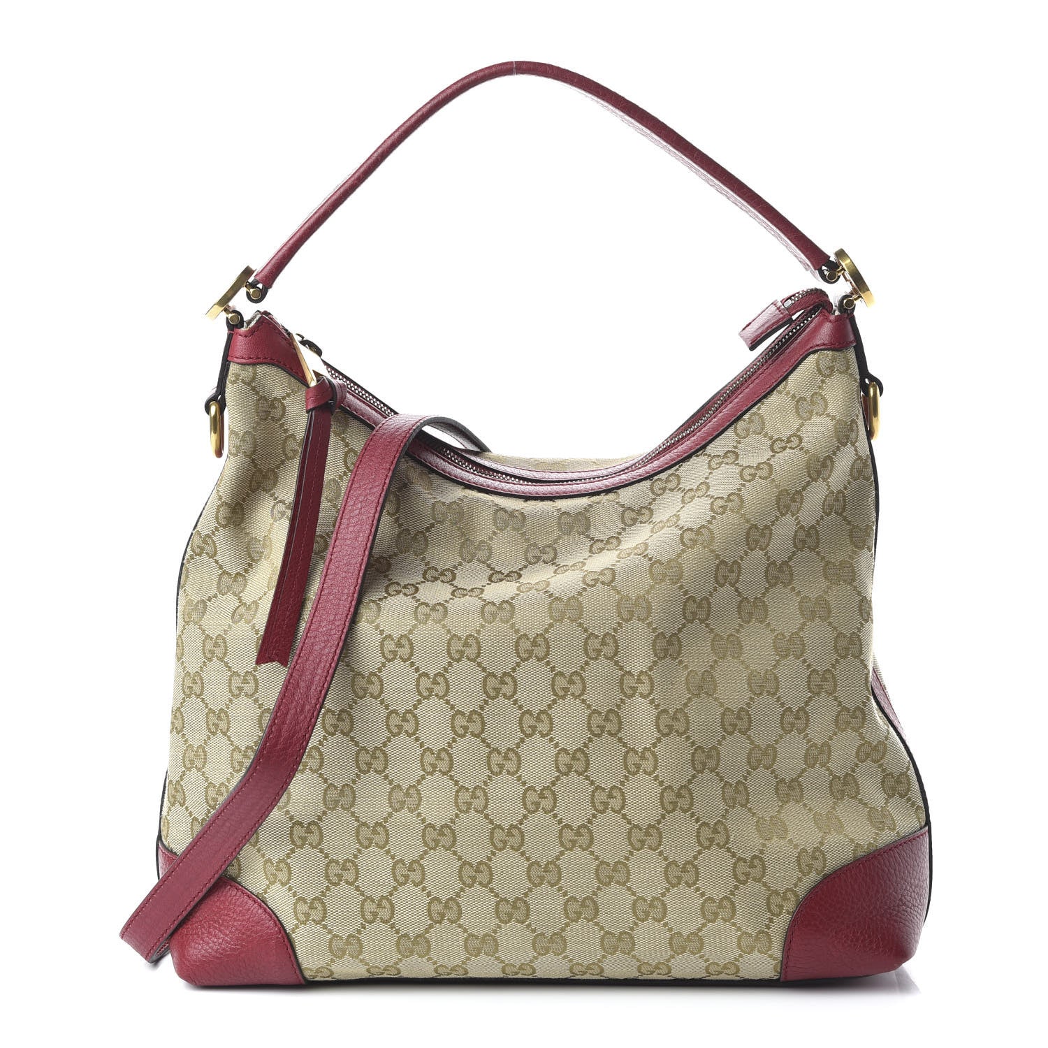 Gucci Monogram Small Miss GG Hobo Red 1 of 10
