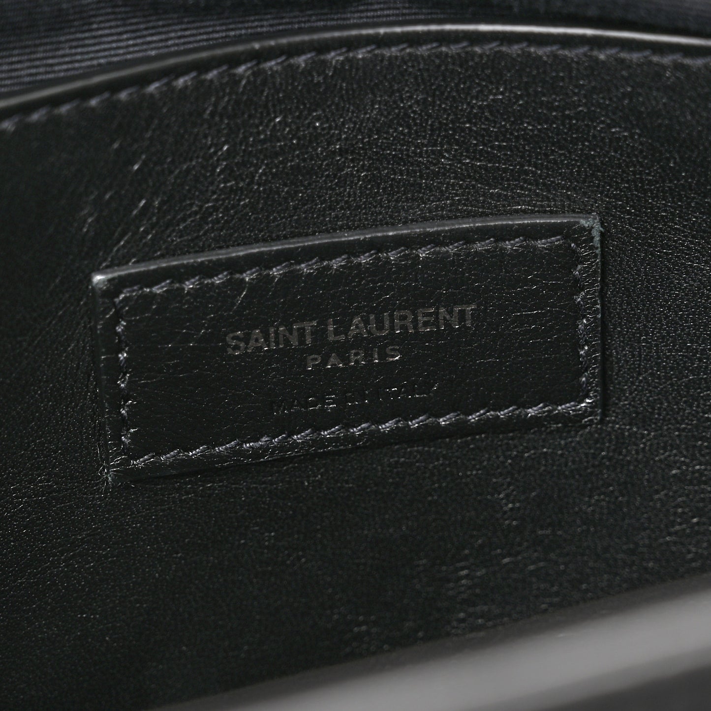 Calfskin Crocodile Embossed Medium West Hollywood Monogram Fold-Over Grey