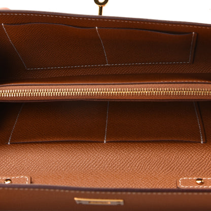 Hermes Epsom Kelly Wallet To Go Gold 4 of 8