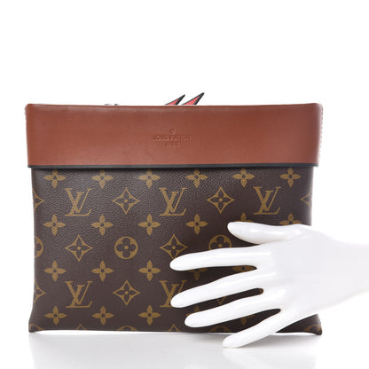 Louis Vuitton Monogram Tuileries Pochette Caramel 2 of 7