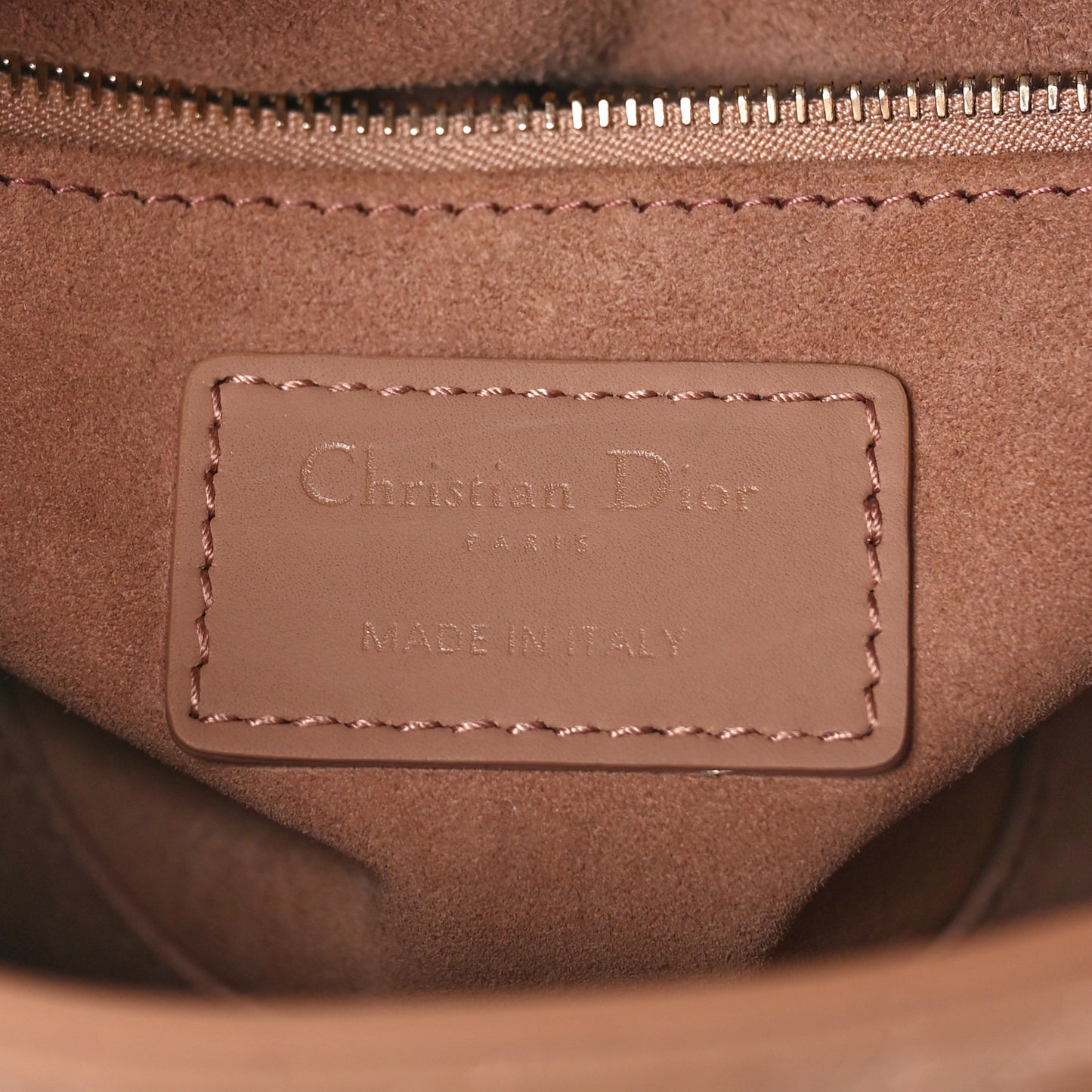 Ultra Matte Calfskin Cannage Mini Lady Dior Light Beige