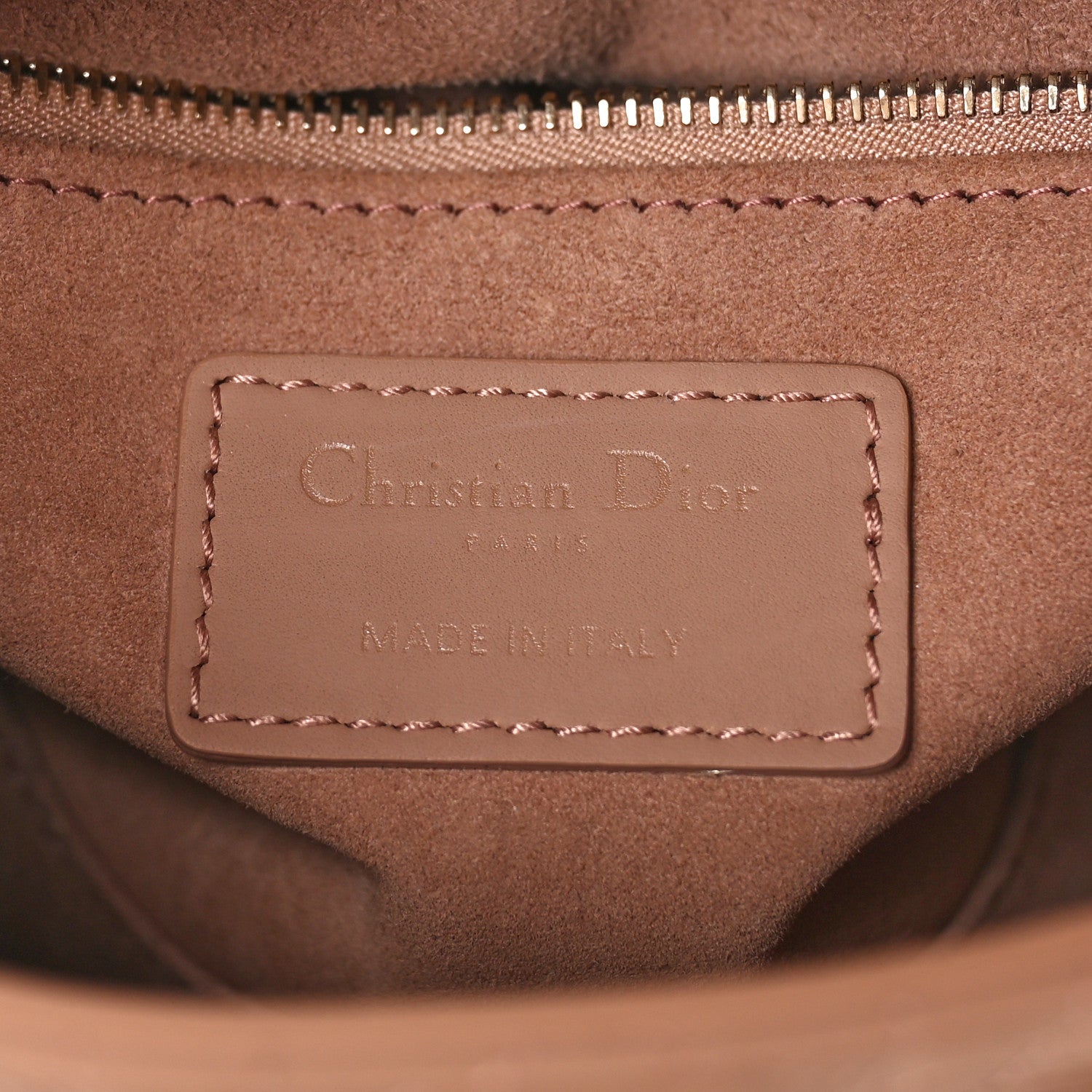 Christian Dior Ultra Matte Calfskin Cannage Mini Lady Dior Light Beige 6 of 9