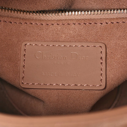 Christian Dior Ultra Matte Calfskin Cannage Mini Lady Dior Light Beige 6 of 9