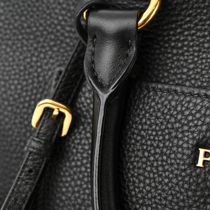 Prada Vitello Daino Boxy Tote Black 12 of 12