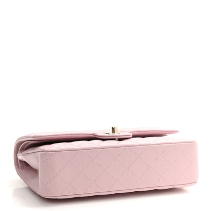 Chanel Caviar Quilted Medium Double Flap Light Pink 4 of 10