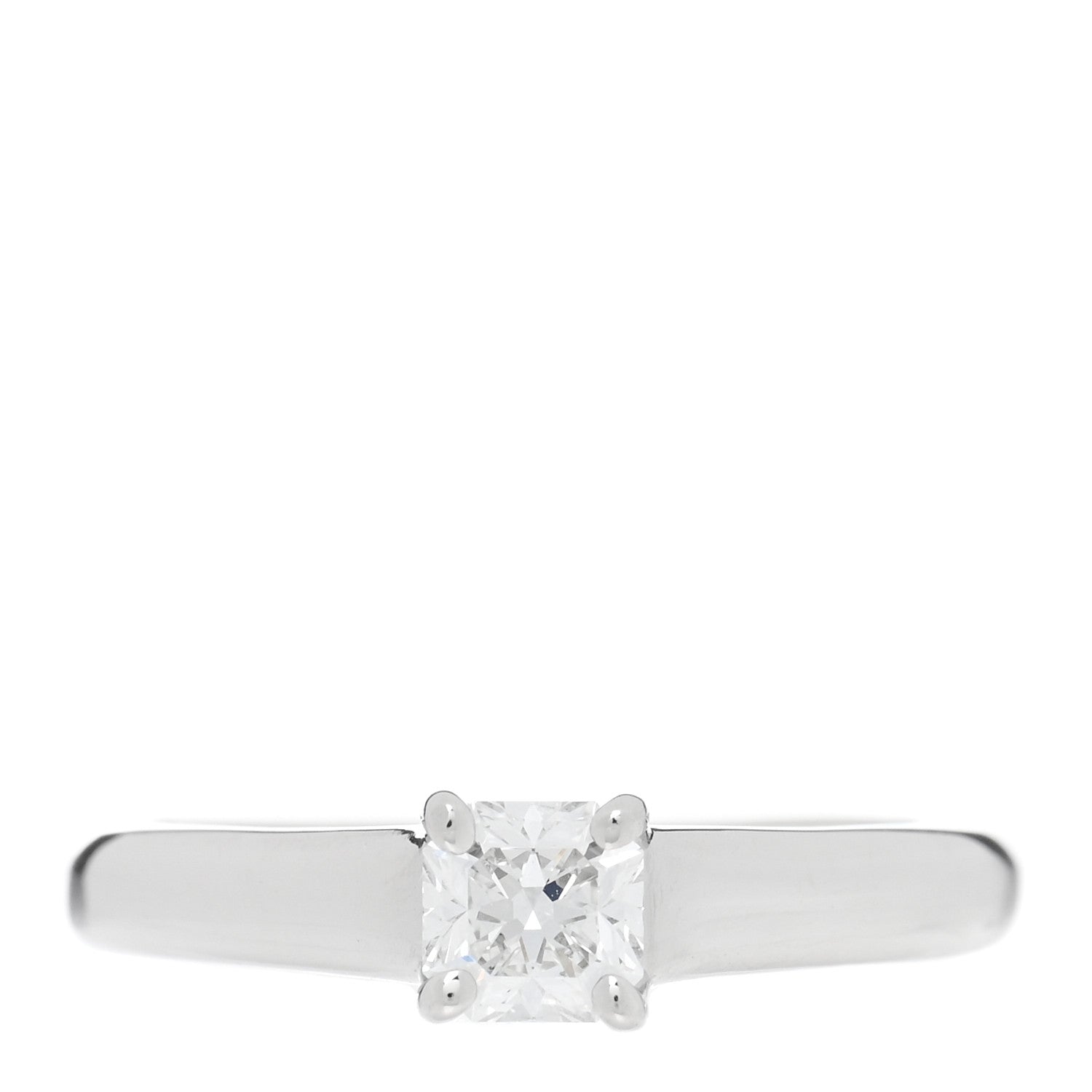 Tiffany Platinum Diamond .43 Lucida Engagement Ring 52 6 1 of 4