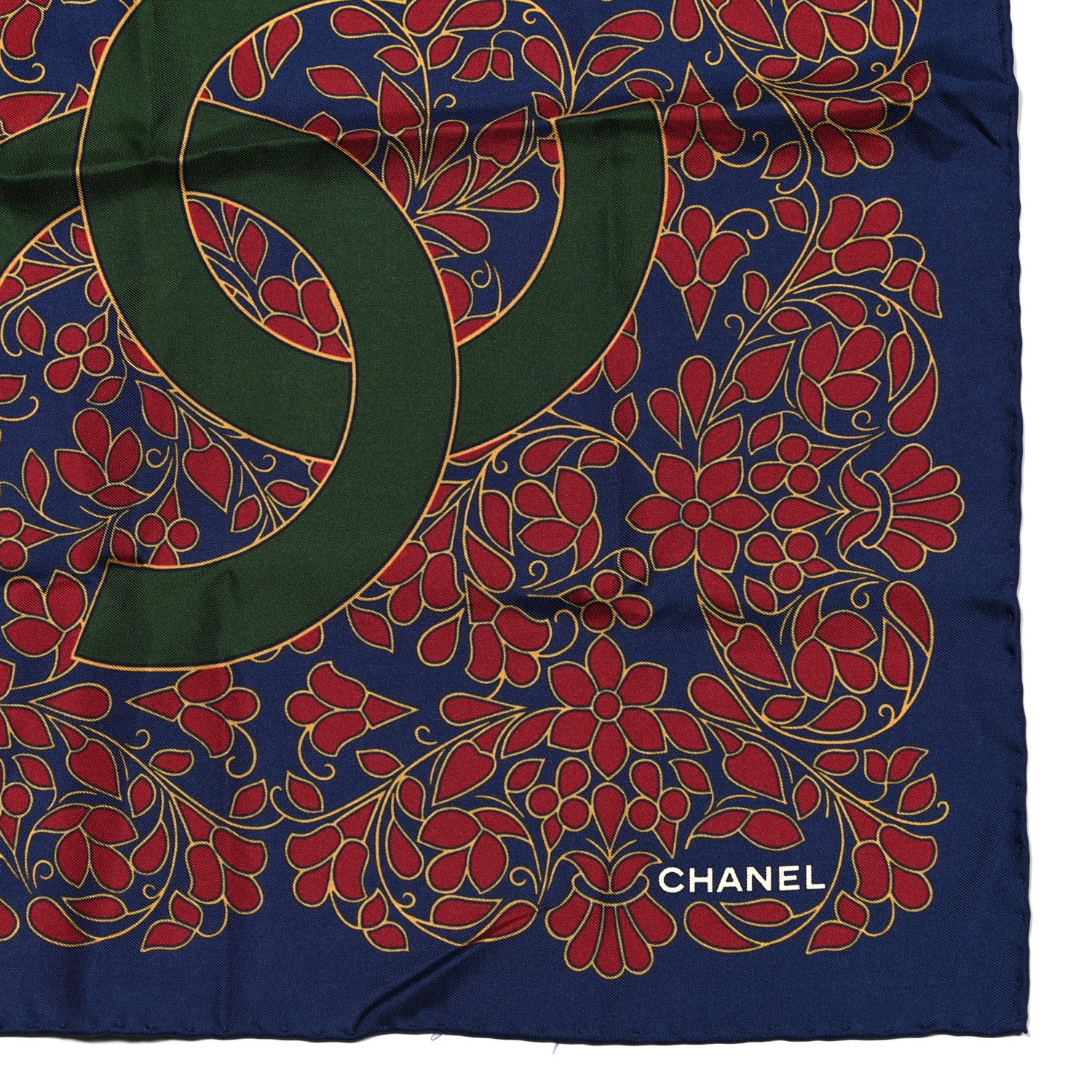 Chanel Silk CC Square Scarf Multicolor 2 of 4