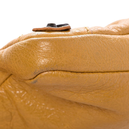Balenciaga Agneau Classic Hardware Flat Crossbody Jaune Moutarde 8 of 12