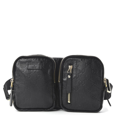 Gucci Guccissima Belt Bag Black 1 of 10