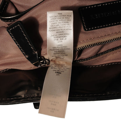 Burberry Supernova Check Stars Small Nickie Tote Nickel 7 of 11