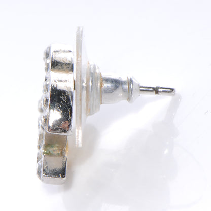 Chanel Crystal CC Earrings Silver 3 of 5