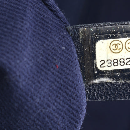 Chanel Denim Large Deauville Tote Blue 7 of 9