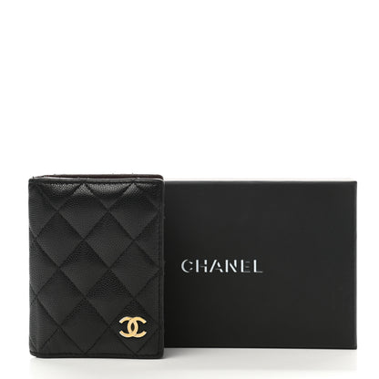 Chanel Caviar Quilted Card Holder Wallet Black 10 of 10