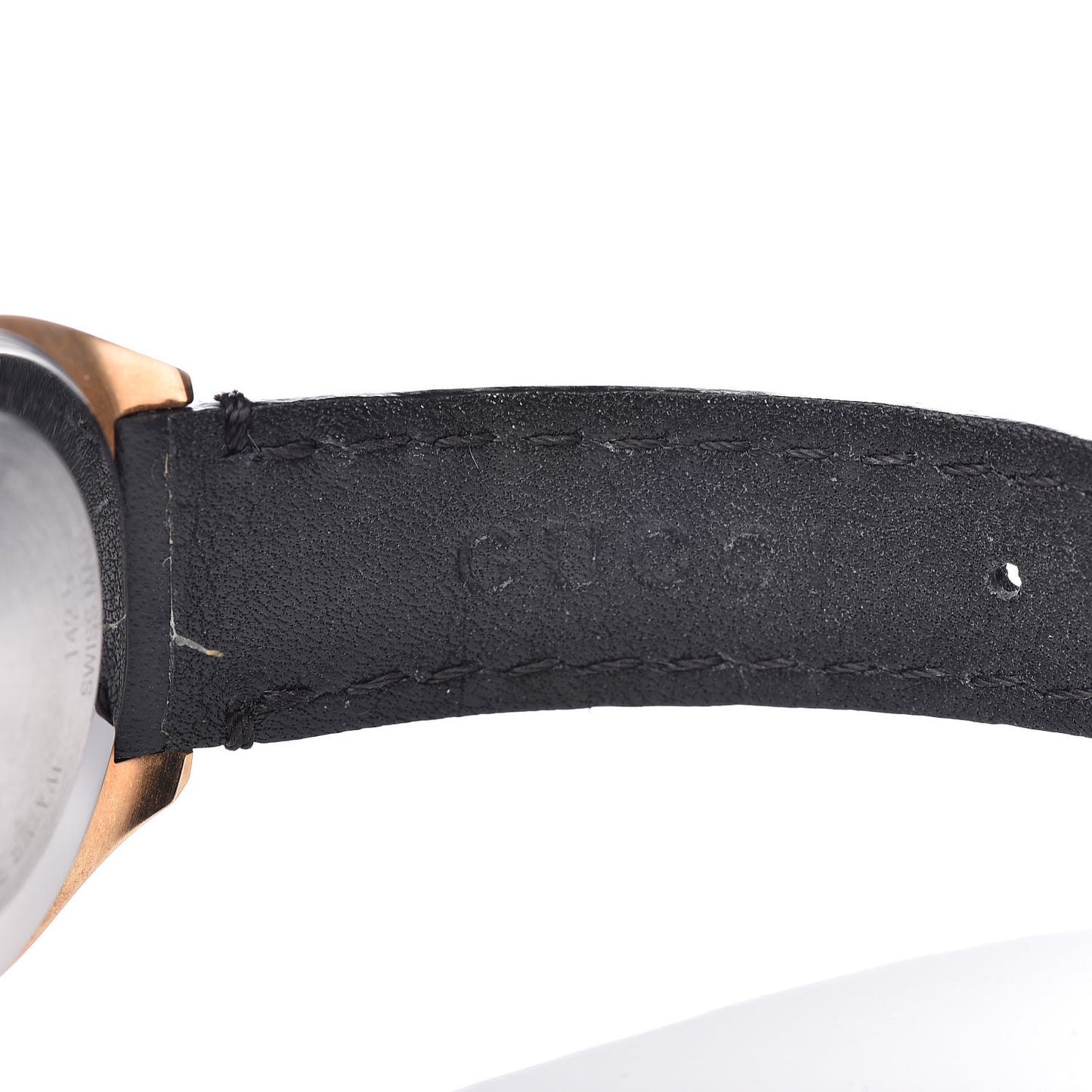 Stainless Steel Calfskin 29mm GG2570 Quartz Watch Black