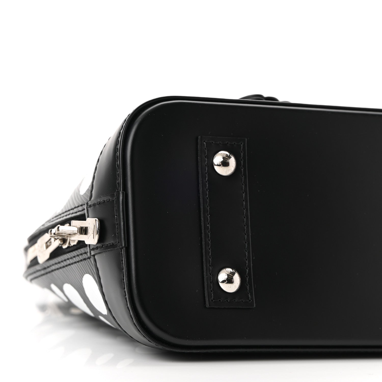 Louis Vuitton X YK Epi Alma BB Black White 8 of 10
