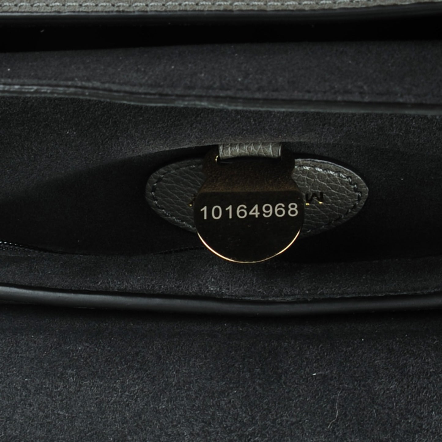 Classic Grain Small Bayswater Satchel Mole Grey
